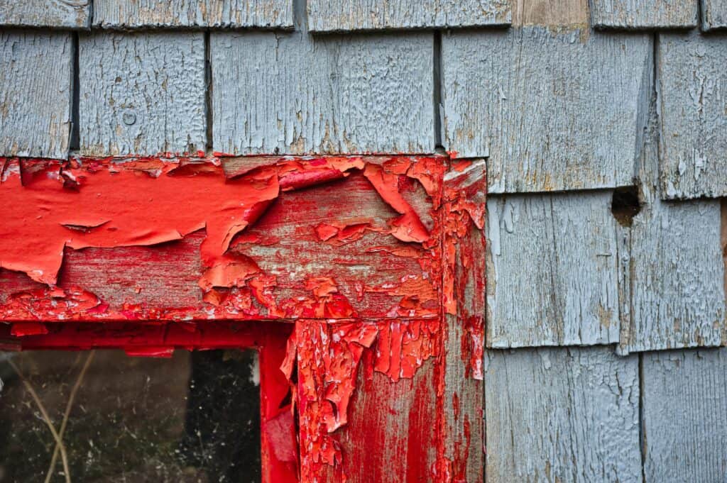 paint brush on wood | poor paint adhesion