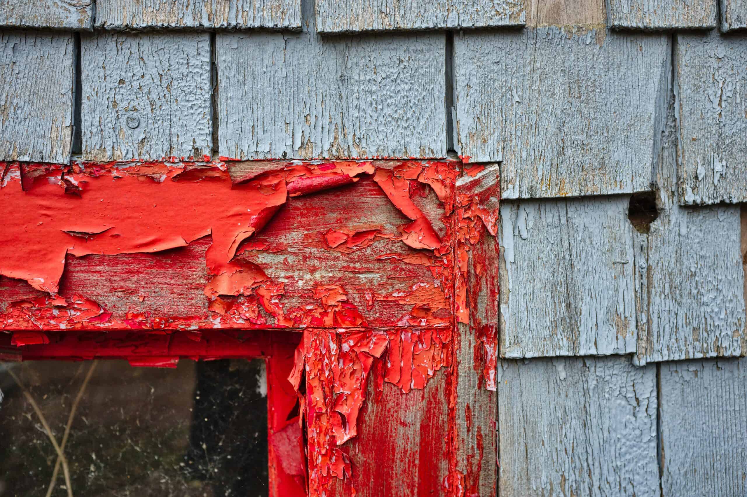 paint brush on wood | poor paint adhesion