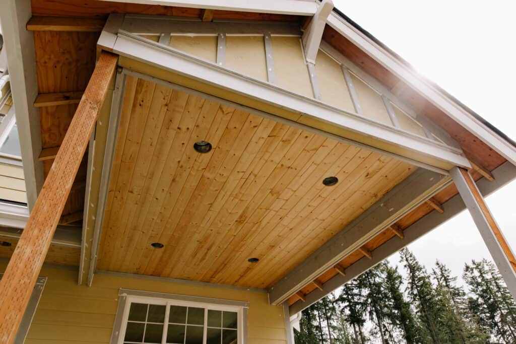 Prefinished tongue and groove ceiling planks