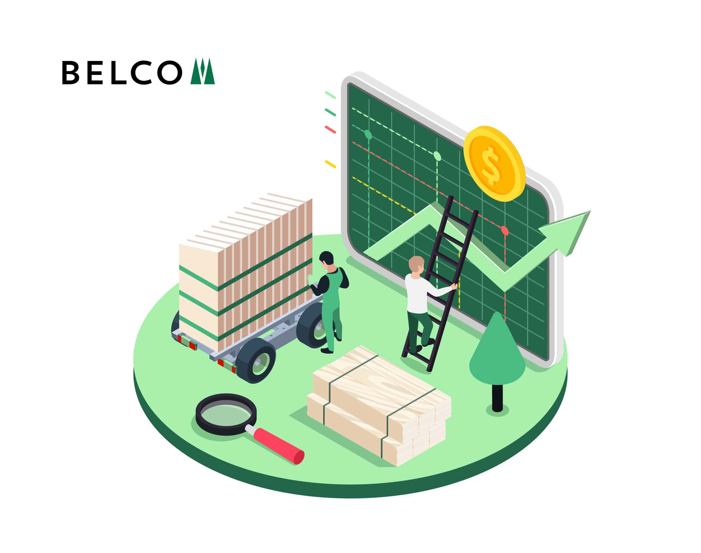 October 2026 Belco Bulletin snapshot showing a 7.28% 30-year mortgage rate, NAHB's single-family starts low point moved to early 2027, and 66% of builders using incentives
